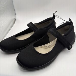 JSPORT Women Lightweight Contoured arch, MJ Strap, Black  Size 6.5 New